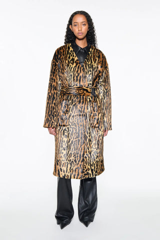 VALERIA FUR COAT LEO