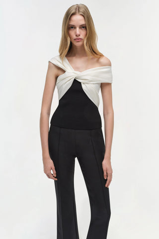 CELIANA TOP - BLACK MULTI