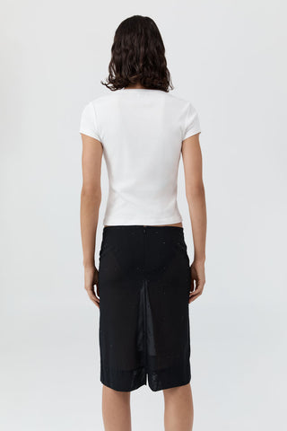 ORGANIC COTTON BABY TEE - WHITE