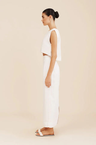 EMMA PENCIL SKIRT - IVORY