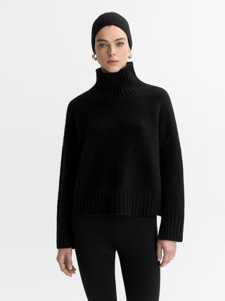GIRLFRIEND TURTLENECK - BLACK