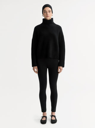 GIRLFRIEND TURTLENECK - BLACK