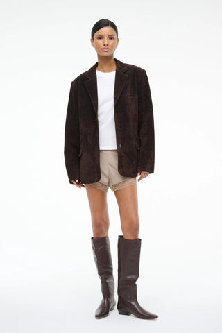 NATALIE SUEDE JACKET ESPRESSO