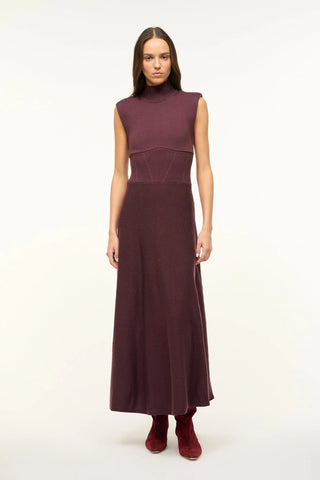 LAFAYETTE DRESS MERLOT