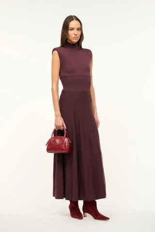 LAFAYETTE DRESS MERLOT