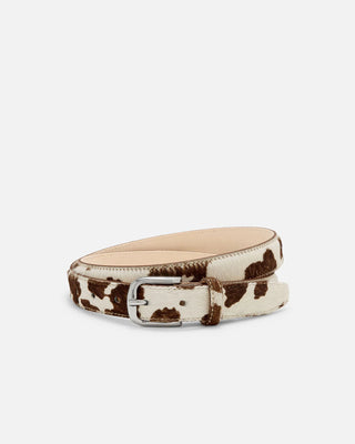 NO. 14 BELT - COW PONYHAIR & SILVER