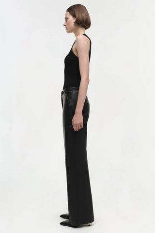 MACKENZIE LEATHER PANT - BLACK