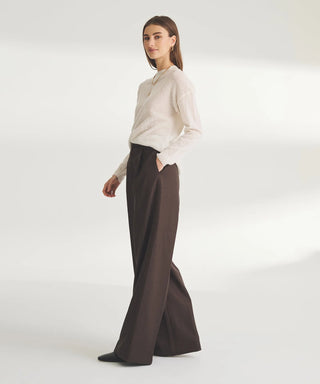 FEATHERWEIGHT CASHMERE CREWNECK - WHITE