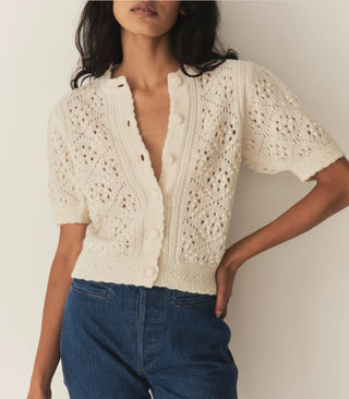 MIRABELLE CARDIGAN - IVORY