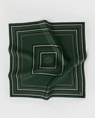 LE SCARF | PAISLEY GREEN SCARF 50CM