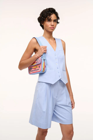 TOMMY BEADED BAG STAUDINES PINK