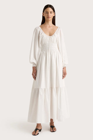 FLEUR MAXI DRESS - WHITE