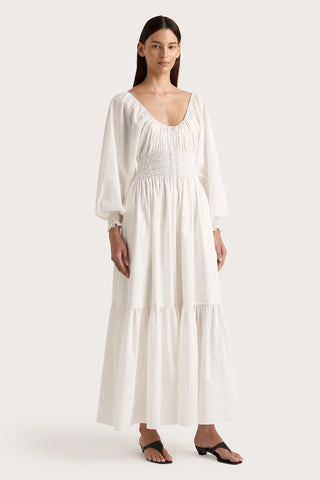 FLEUR MAXI DRESS - WHITE