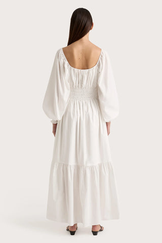 FLEUR MAXI DRESS - WHITE