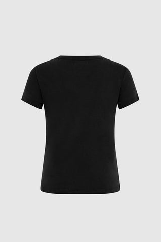 ORGANIC COTTON BABY TEE - JET BLACK