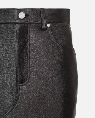 MIDAXI LEATHER SKIRT