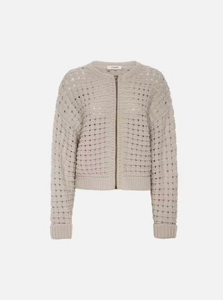 CHUNKY OPEN KNIT CARDI