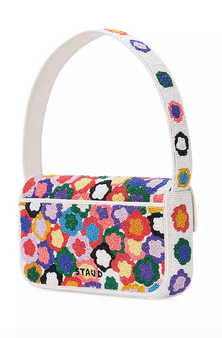 STAUD | TOMMY BEADED BAG - SPRING BOUQUET