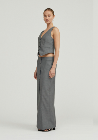 METROPOLIS TAILORED MAXI SKIRT