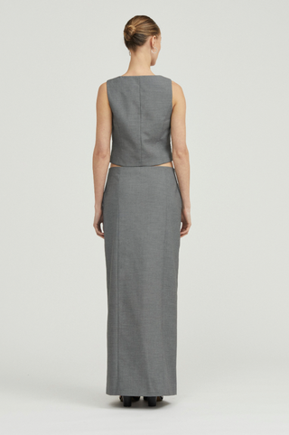 METROPOLIS TAILORED MAXI SKIRT