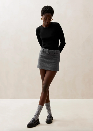 LIV GREY SKIRT