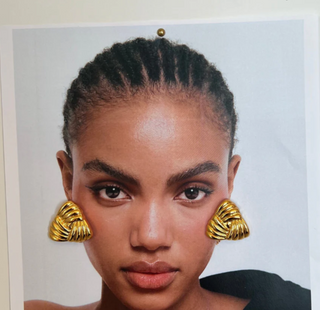 TRI EARRINGS GOLD