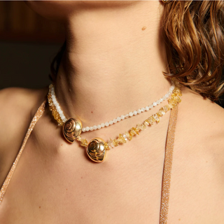 SOFIA NECKLACE - GOLD WITH MOONSTONE