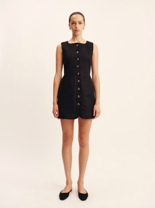 EMMA BUTTON DOWN MINI DRESS