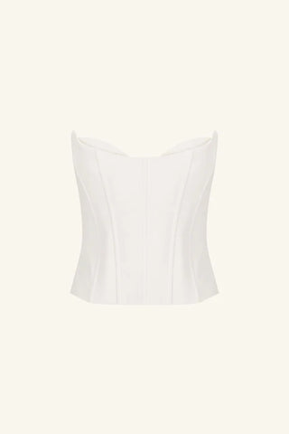OAKLEY STRAPLESS CORSET - IVORY