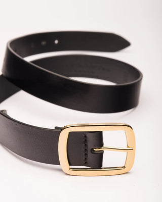 AVERY BLACK LEATHER BELT
