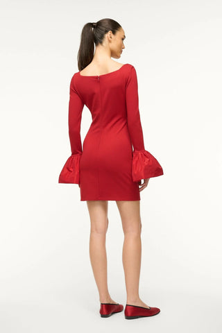 STAUD | HAWTHORNE DRESS - ROUGE