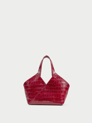 LULLIE CROC LEATHER BAG