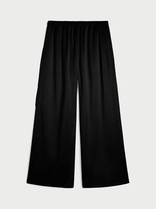 LOUIS WIDE LEG TROUSERS - BLACK
