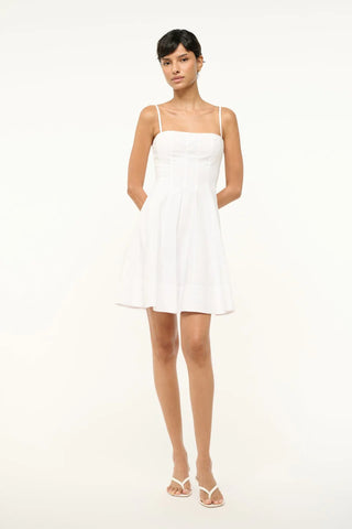 WYLIE MINI DRESS - WHITE