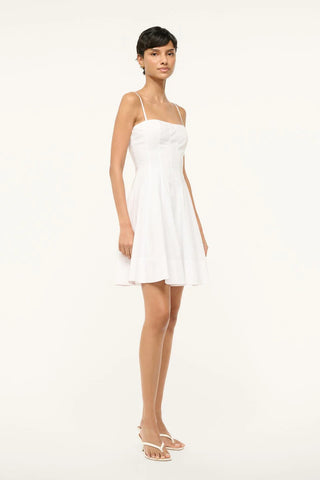 WYLIE MINI DRESS - WHITE