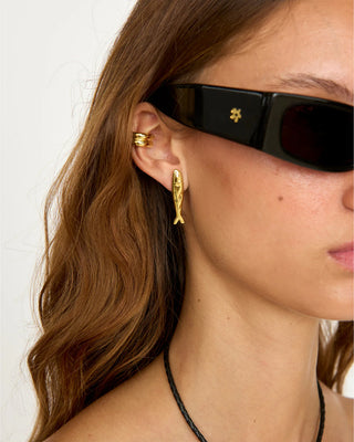 SARDINE AND FISHBONE EARRINGS