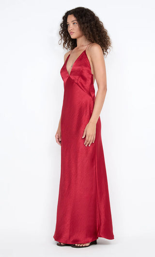 ARIAHN MAXI DRESS - CHERRY