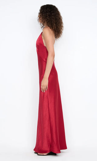 ARIAHN MAXI DRESS - CHERRY