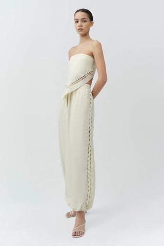 SELAH LINEN LACE BALLOON PANT