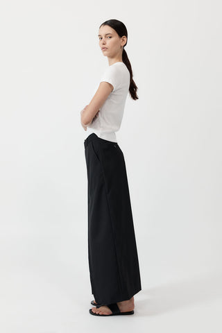 ST. AGNI | DECONSTRUCTED WAIST MAXI SKIRT