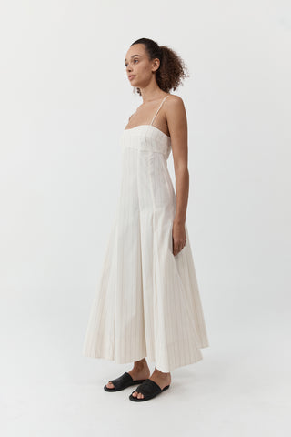 EVERYDAY COTTON PLEAT DRESS