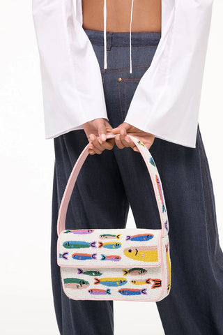 STAUD | TOMMY BEADED BAG POP SARDINES