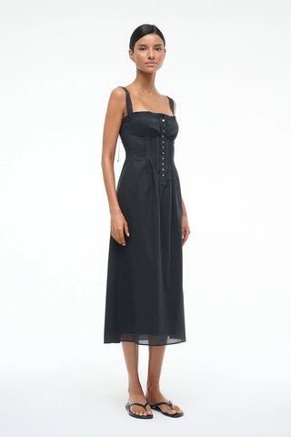STAUD | MATILDE DRESS - BLACK