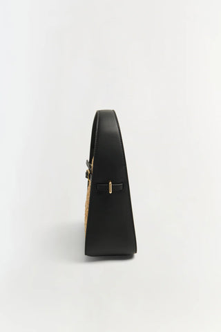 CLEO MINI RAFFIA BUCKET BAG