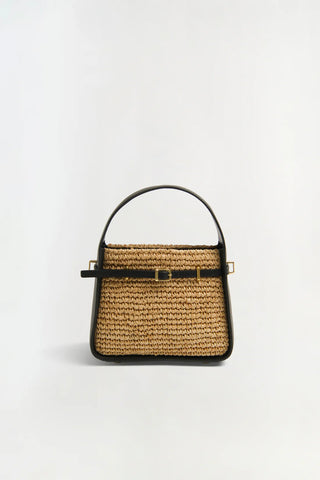 CLEO MINI RAFFIA BUCKET BAG