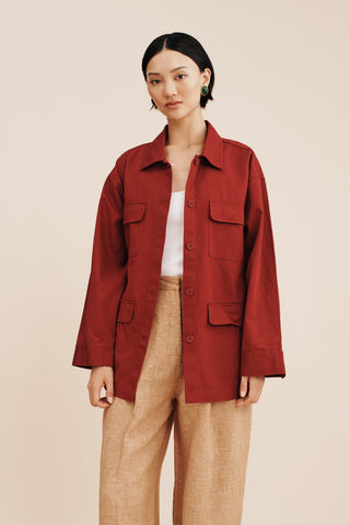 POSSE | LILA JACKET - GARNET