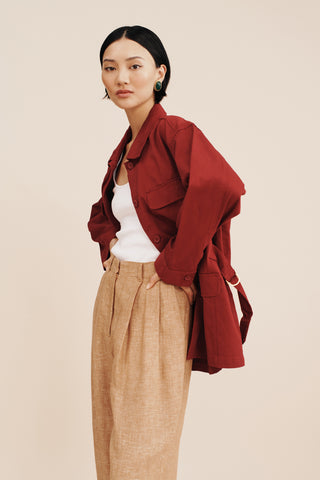 POSSE | LILA JACKET - GARNET