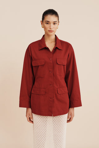 POSSE | LILA JACKET - GARNET