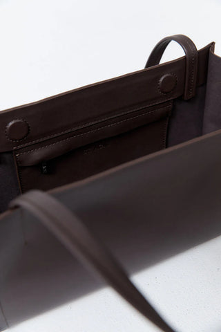 SLIM WONTON TOTE - COFFEE