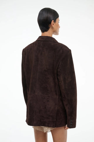 NATALIE SUEDE JACKET ESPRESSO